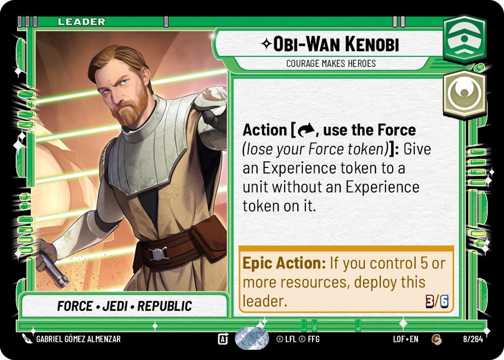 Obi-Wan Kenobi - Courage Makes Heroes (008/264) (008/264) [Legends of the Force] | Tabernacle Games