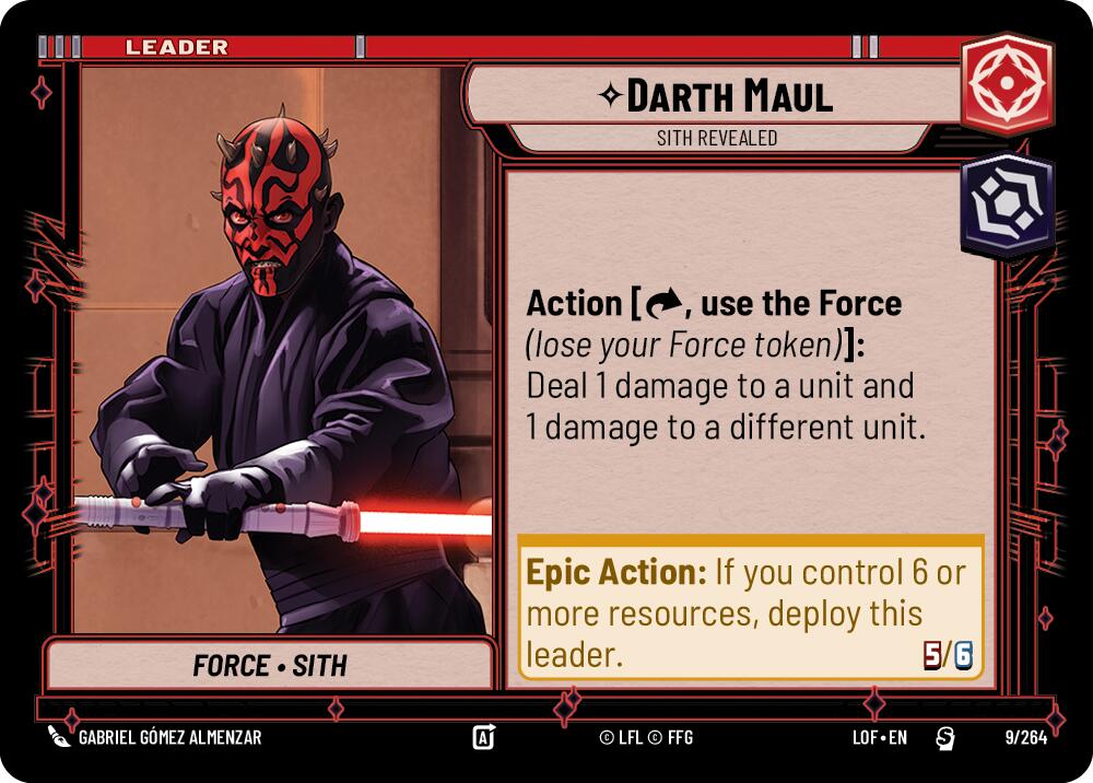 Darth Maul - Sith Revealed (009/264) (009/264) [Legends of the Force] | Tabernacle Games