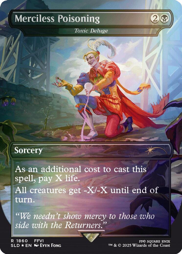 Merciless Poisoning - Toxic Deluge (Rainbow Foil) [Secret Lair Drop Series] | Tabernacle Games