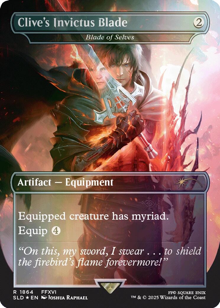 Clive's Invictus Blade - Blade of Selves (Rainbow Foil) [Secret Lair Drop Series] | Tabernacle Games