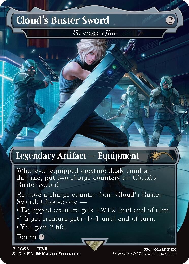 Cloud's Buster Sword - Umezawa's Jitte [Secret Lair Drop Series] | Tabernacle Games