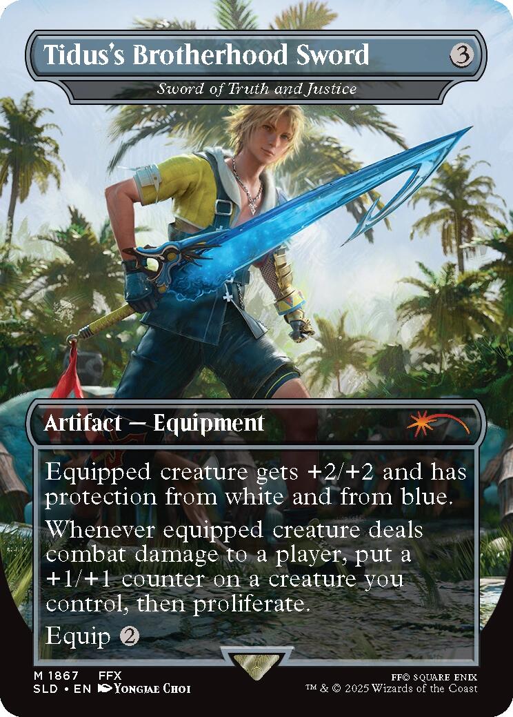 Tidus's Brotherhood Sword - Sword of Truth and Justice [Secret Lair Drop Series] | Tabernacle Games