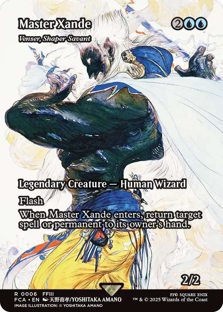 Master Xande - Venser, Shaper Savant (Showcase) [FINAL FANTASY : Through the Ages] | Tabernacle Games