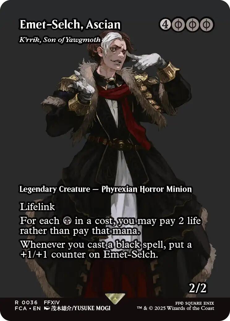 Emet-Selch, Ascian - K'rrik, Son of Yawgmoth (Showcase) [FINAL FANTASY : Through the Ages] | Tabernacle Games