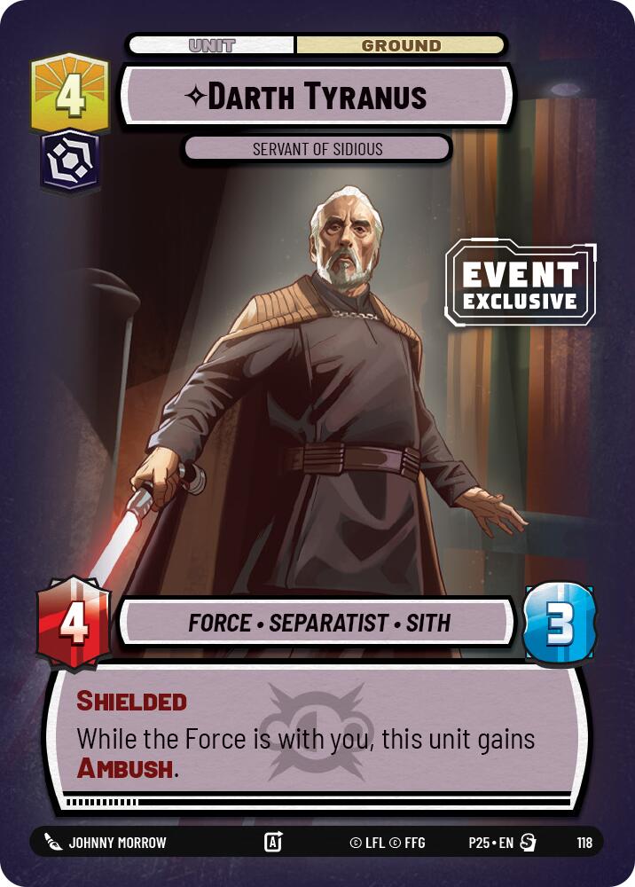 Darth Tyranus (118) - Servant of Sidious (118) [Miscellaneous] | Tabernacle Games