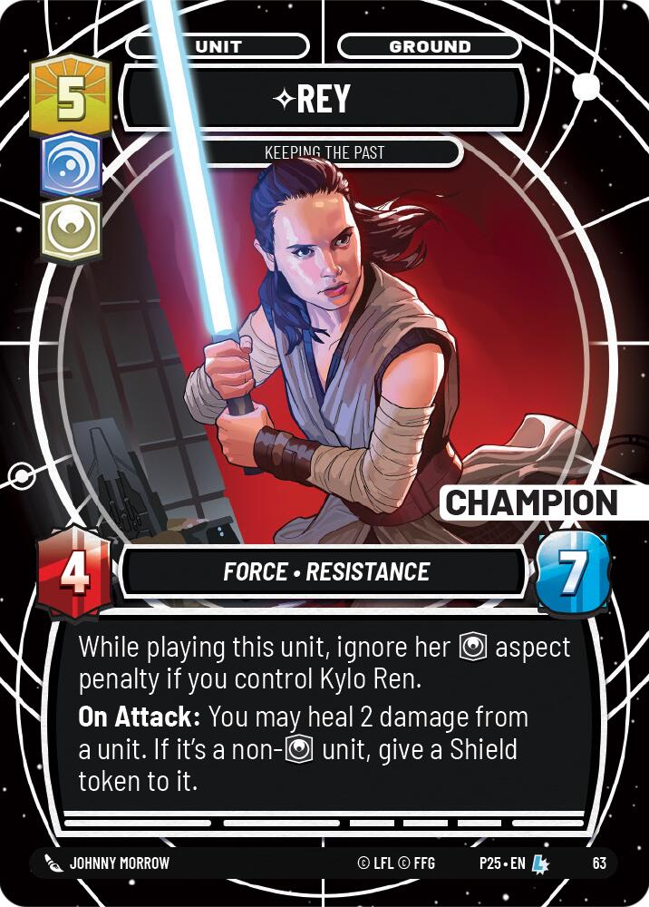 Rey (63) - Keeping the Past (Champion) (63) [Store Showdown Promos] | Tabernacle Games
