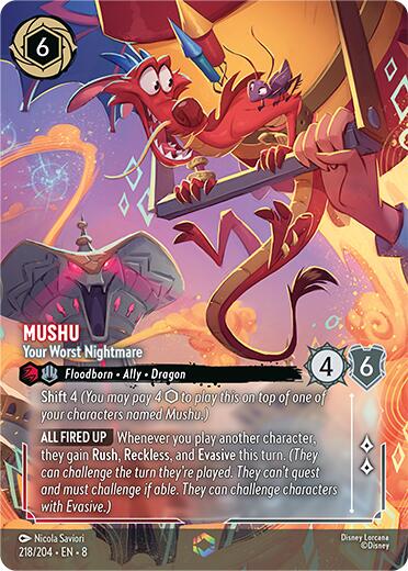 Mushu - Your Worst Nightmare (Enchanted) (218/204) [Reign of Jafar] | Tabernacle Games