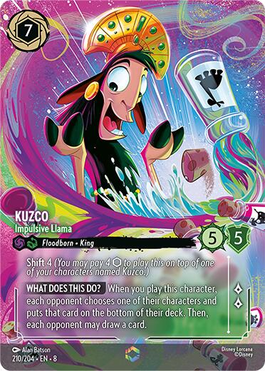 Kuzco - Impulsive Llama (Enchanted) (210/204) [Reign of Jafar] | Tabernacle Games