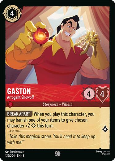 Gaston - Arrogant Showoff (129/204) [Reign of Jafar] | Tabernacle Games