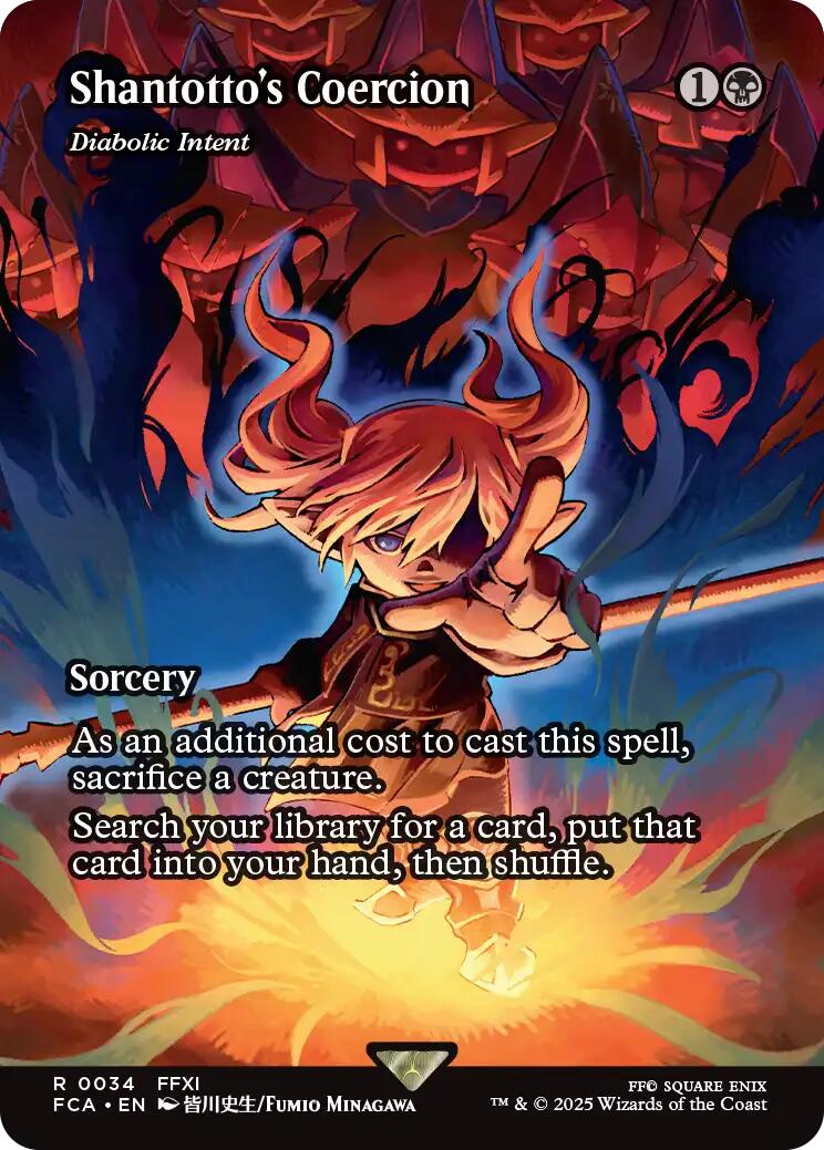 Shantotto's Coercion - Diabolic Intent (Showcase) [FINAL FANTASY : Through the Ages] | Tabernacle Games