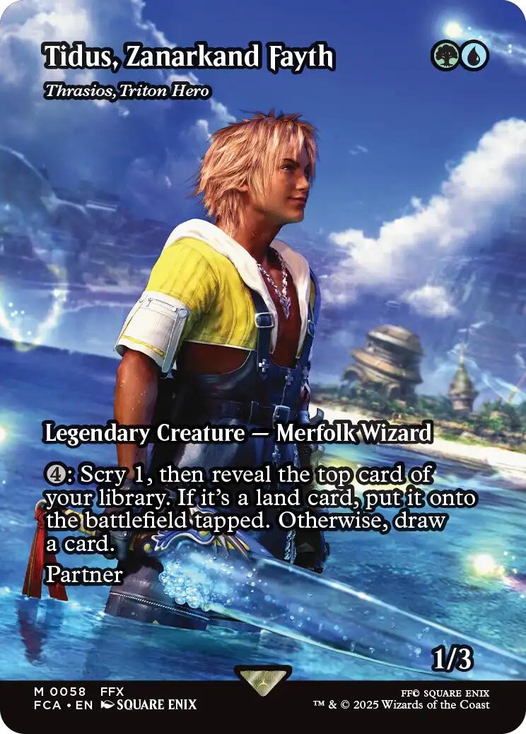 Tidus, Zanarkand Fayth - Thrasios, Triton Hero (Showcase) [FINAL FANTASY : Through the Ages] | Tabernacle Games