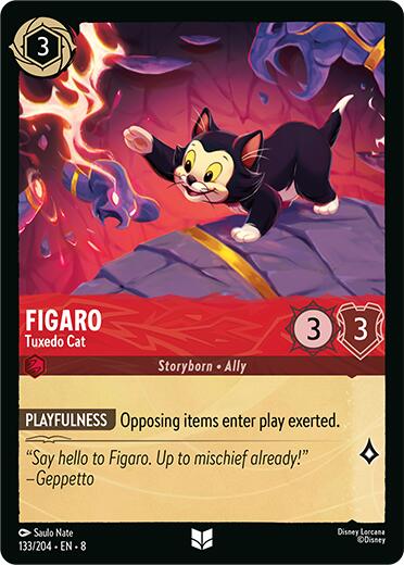 Figaro - Tuxedo Cat (133/204) [Reign of Jafar] | Tabernacle Games