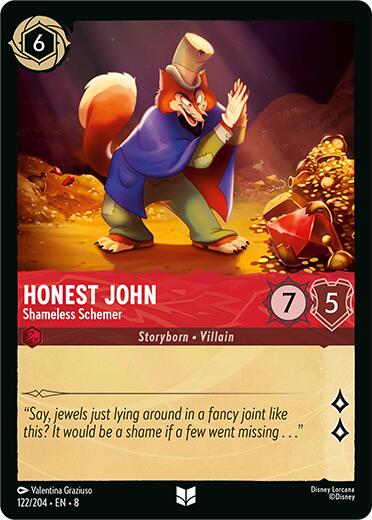 Honest John - Shameless Schemer (122/204) [Reign of Jafar] | Tabernacle Games