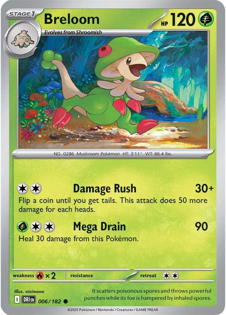 Breloom (006/182) [Scarlet & Violet: Destined Rivals] | Tabernacle Games