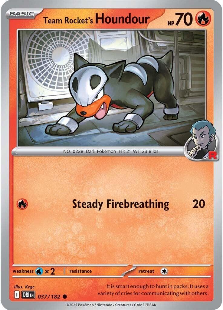 Team Rocket's Houndour (037/182) [Scarlet & Violet: Destined Rivals] | Tabernacle Games