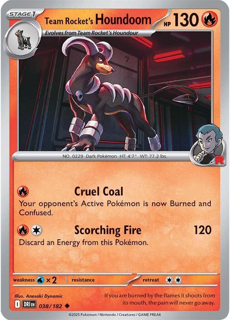 Team Rocket's Houndoom (038/182) [Scarlet & Violet: Destined Rivals] | Tabernacle Games