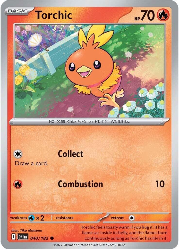 Torchic (040/182) [Scarlet & Violet: Destined Rivals] | Tabernacle Games