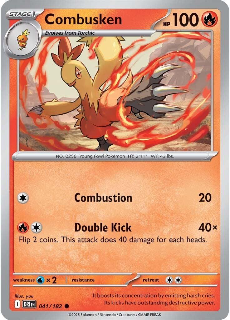 Combusken (041/182) [Scarlet & Violet: Destined Rivals] | Tabernacle Games