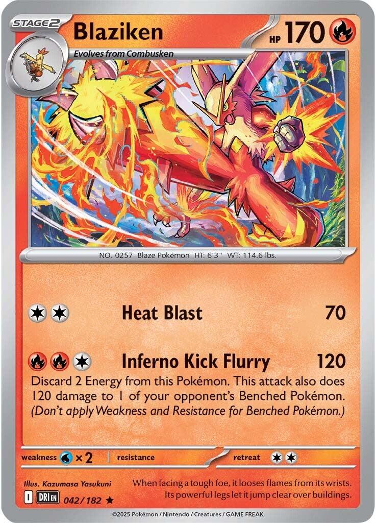 Blaziken (042/182) [Scarlet & Violet: Destined Rivals] | Tabernacle Games