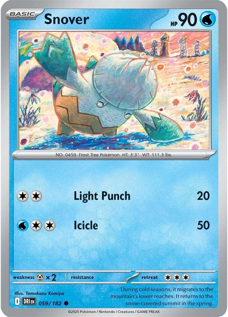 Snover (059/182) [Scarlet & Violet: Destined Rivals] | Tabernacle Games