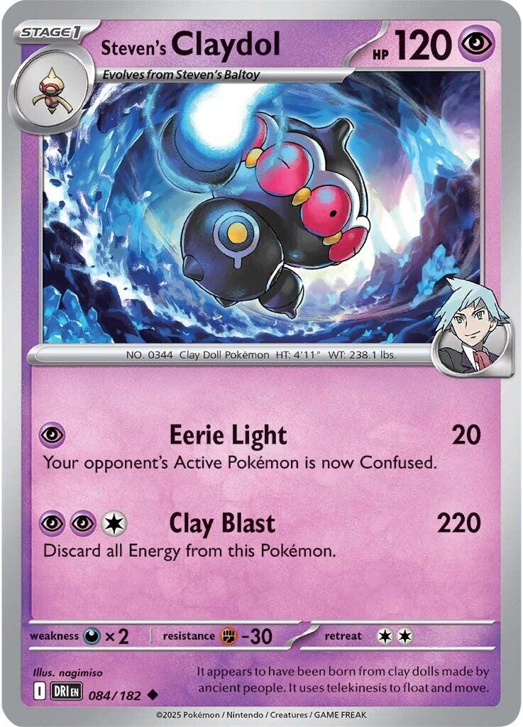 Steven's Claydol (084/182) [Scarlet & Violet: Destined Rivals] | Tabernacle Games