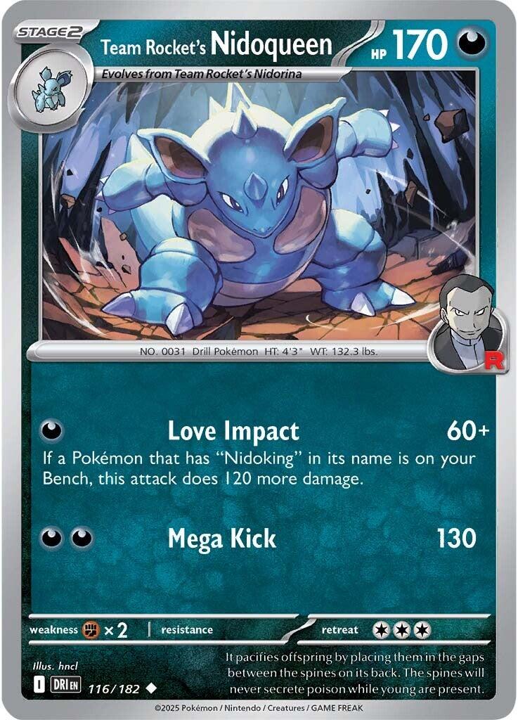 Team Rocket's Nidoqueen (116/182) [Scarlet & Violet: Destined Rivals] | Tabernacle Games