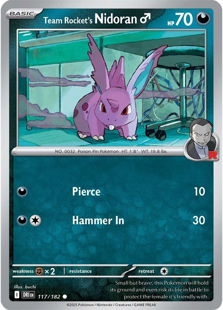 Team Rocket's Nidorand (117/182) [Scarlet & Violet: Destined Rivals] | Tabernacle Games