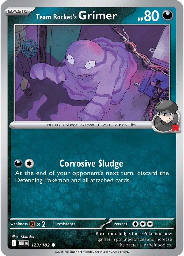 Team Rocket's Grimer (123/182) [Scarlet & Violet: Destined Rivals] | Tabernacle Games