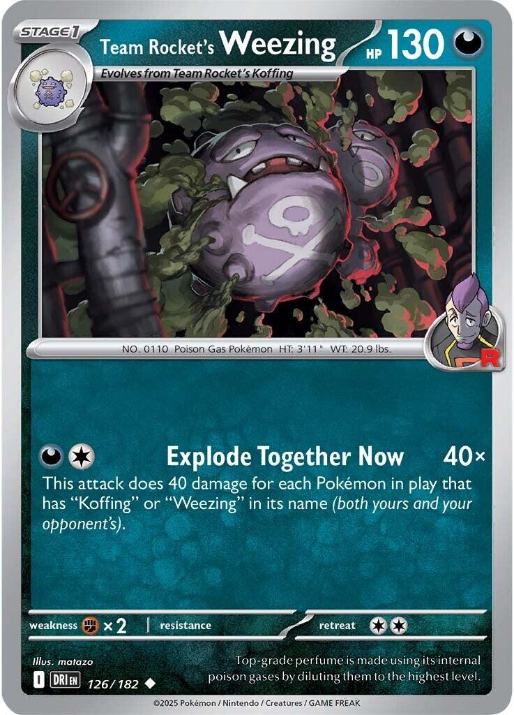 Team Rocket's Weezing (126/182) [Scarlet & Violet: Destined Rivals] | Tabernacle Games