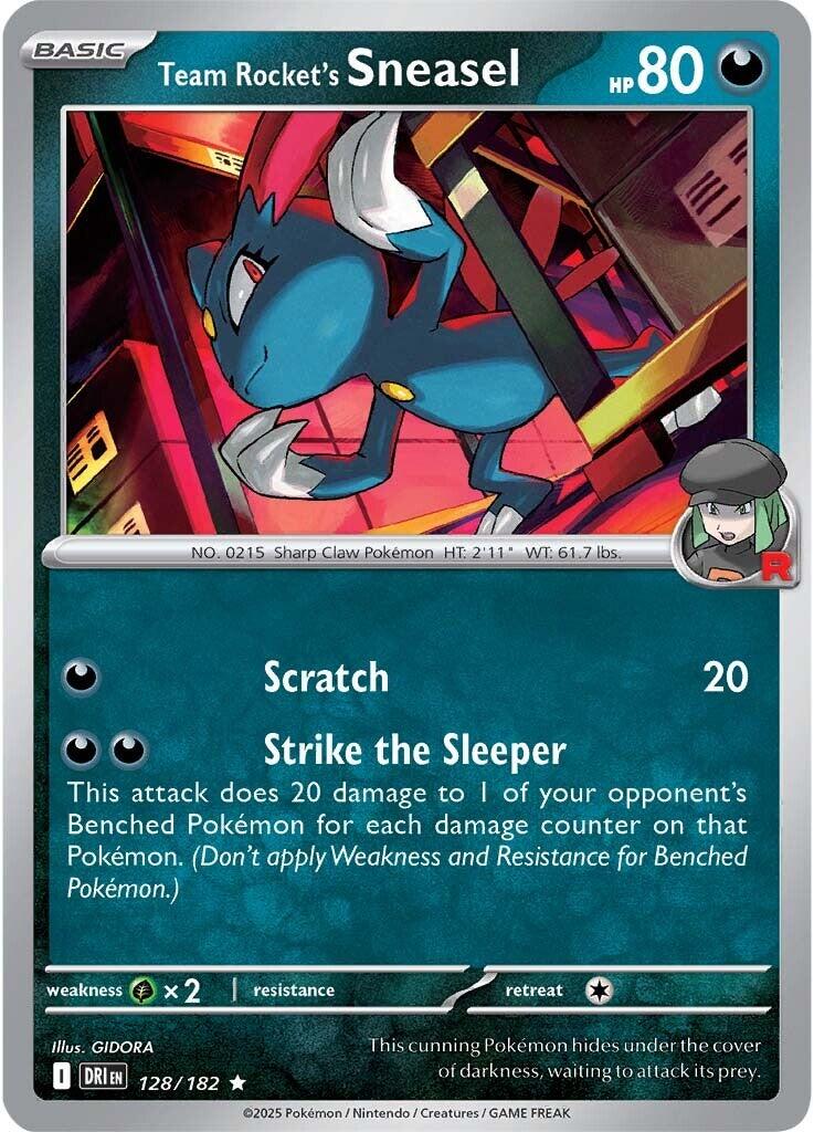 Team Rocket's Sneasel (128/182) [Scarlet & Violet: Destined Rivals] | Tabernacle Games