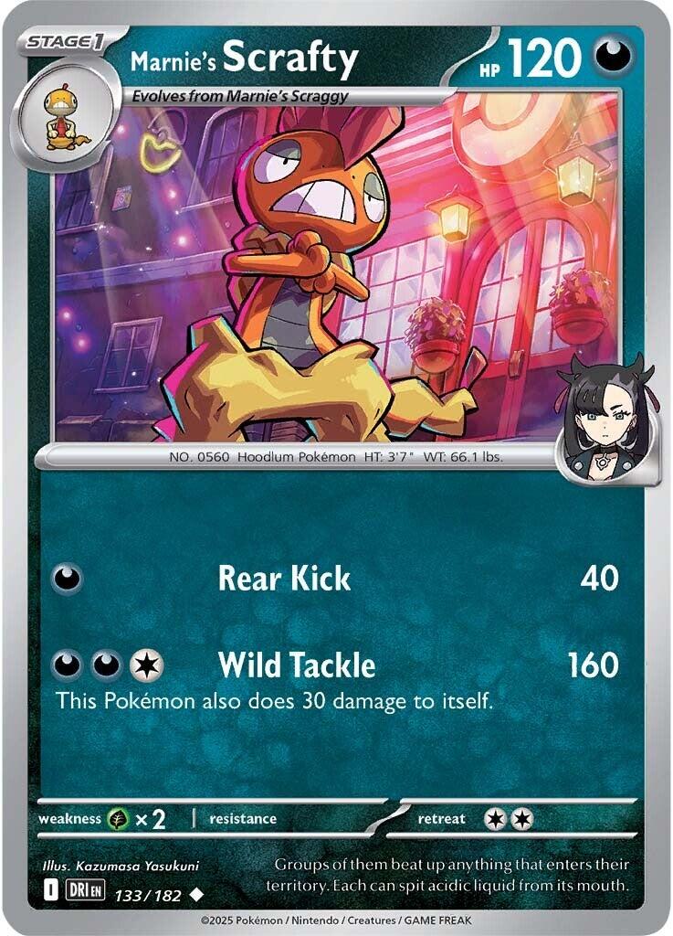 Marnie's Scrafty (133/182) [Scarlet & Violet: Destined Rivals] | Tabernacle Games