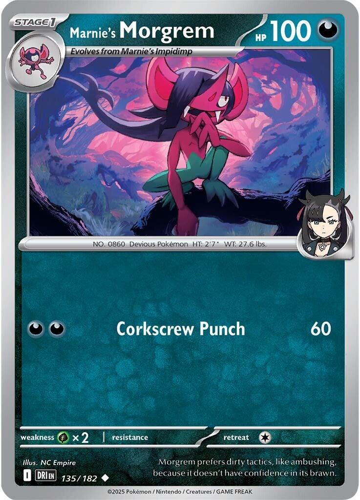 Marnie's Morgrem (135/182) [Scarlet & Violet: Destined Rivals] | Tabernacle Games
