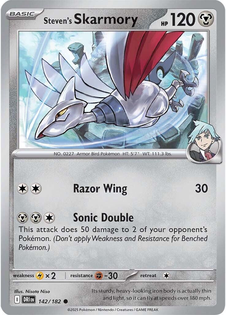 Steven's Skarmory (142/182) [Scarlet & Violet: Destined Rivals] | Tabernacle Games