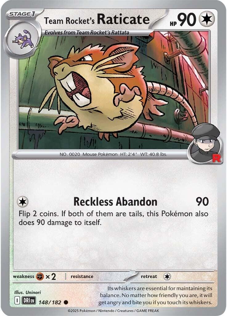 Team Rocket's Raticate (148/182) [Scarlet & Violet: Destined Rivals] | Tabernacle Games