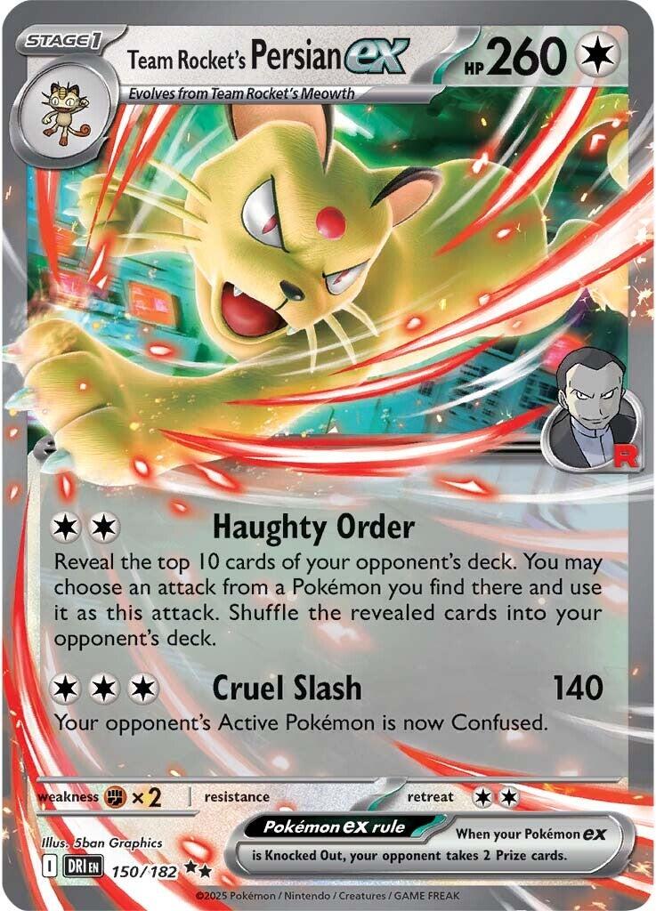 Team Rocket's Persian ex (150/182) [Scarlet & Violet: Destined Rivals] | Tabernacle Games