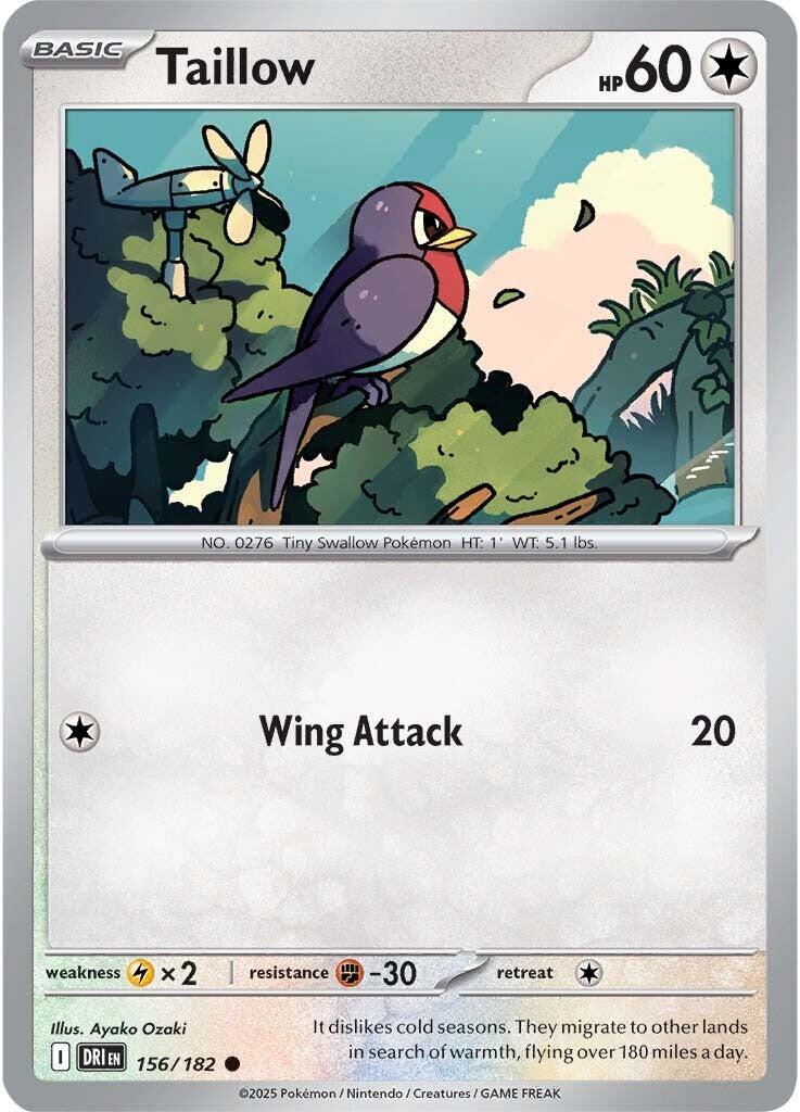Taillow (156/182) [Scarlet & Violet: Destined Rivals] | Tabernacle Games