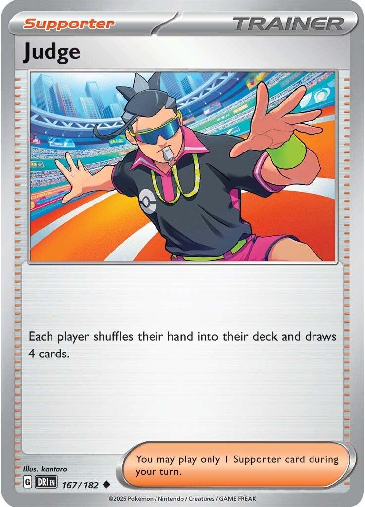 Judge (167/182) [Scarlet & Violet: Destined Rivals] | Tabernacle Games