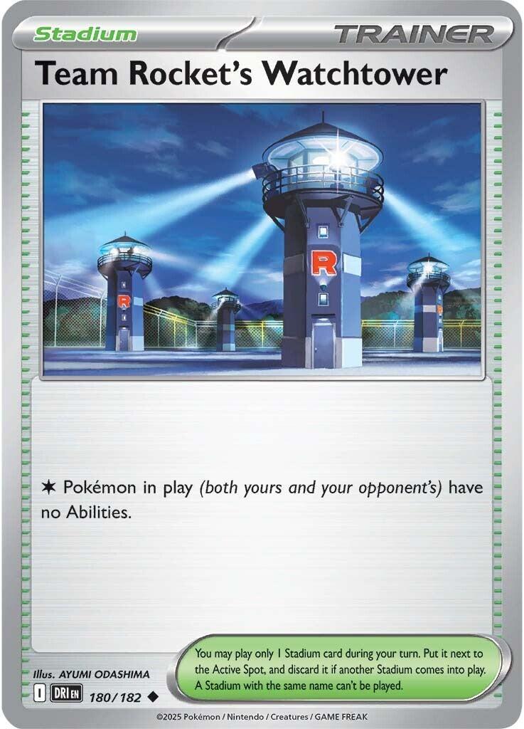 Team Rocket's Watchtower (180/182) [Scarlet & Violet: Destined Rivals] | Tabernacle Games