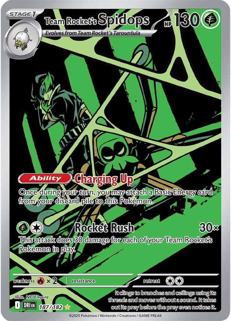 Team Rocket's Spidops (187/182) [Scarlet & Violet: Destined Rivals] | Tabernacle Games