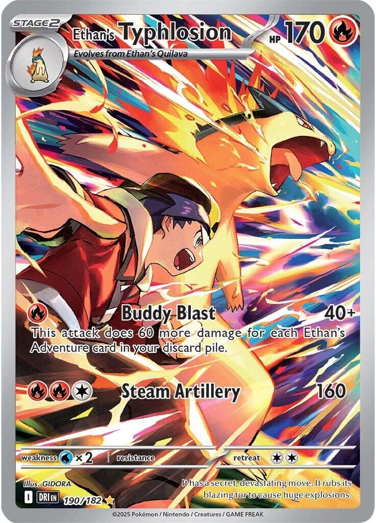 Ethan's Typhlosion (190/182) [Scarlet & Violet: Destined Rivals] | Tabernacle Games