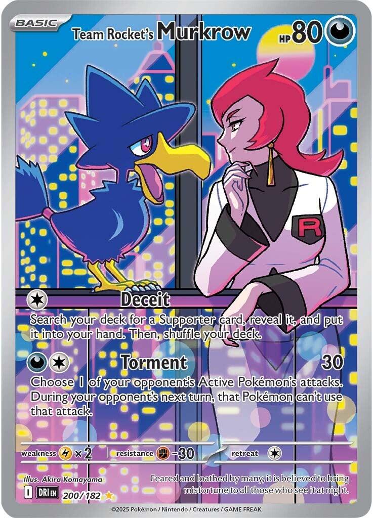 Team Rocket's Murkrow (200/182) [Scarlet & Violet: Destined Rivals] | Tabernacle Games
