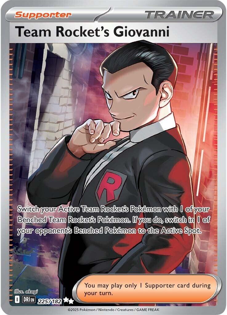 Team Rocket's Giovanni (225/182) [Scarlet & Violet: Destined Rivals] | Tabernacle Games