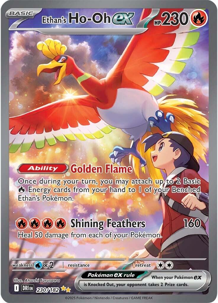 Ethan's Ho-Oh ex (230/182) [Scarlet & Violet: Destined Rivals] | Tabernacle Games