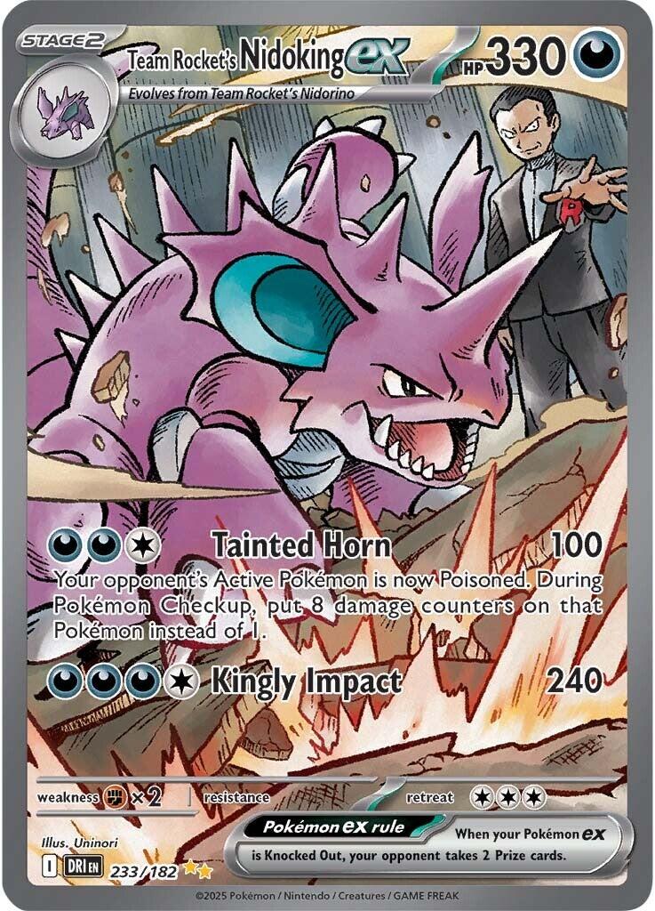 Team Rocket's Nidoking ex (233/182) [Scarlet & Violet: Destined Rivals] | Tabernacle Games