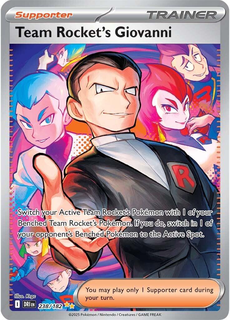 Team Rocket's Giovanni (238/182) [Scarlet & Violet: Destined Rivals] | Tabernacle Games