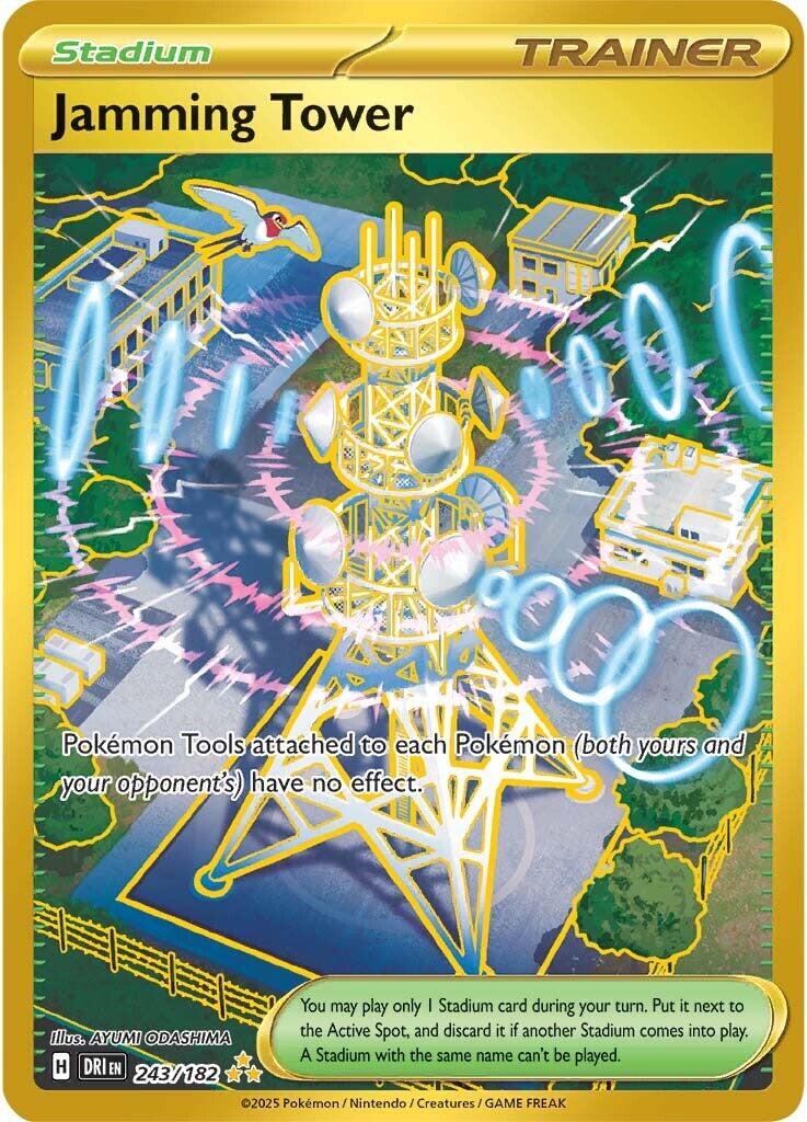 Jamming Tower (243/182) [Scarlet & Violet: Destined Rivals] | Tabernacle Games
