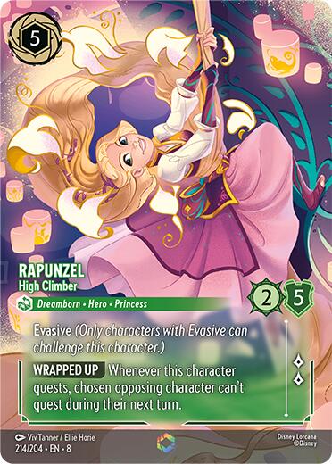 Rapunzel - High Climber (Enchanted) (214/204) [Reign of Jafar] | Tabernacle Games