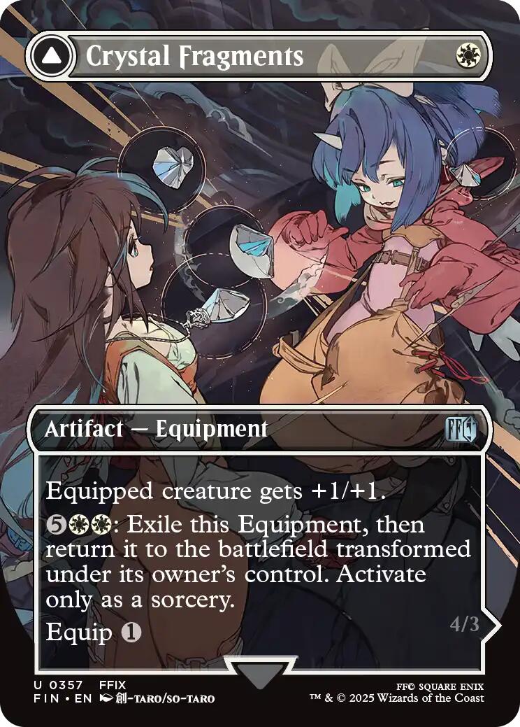 Crystal Fragments // Summon: Alexander (Borderless) [FINAL FANTASY] | Tabernacle Games