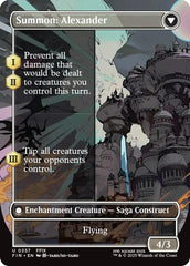 Crystal Fragments // Summon: Alexander (Borderless) [FINAL FANTASY] | Tabernacle Games