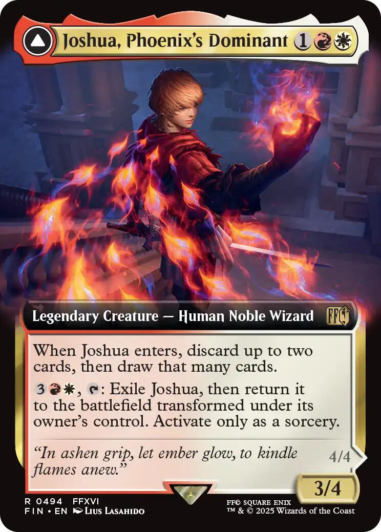 Joshua, Phoenix's Dominant (Extended Art) [FINAL FANTASY] | Tabernacle Games